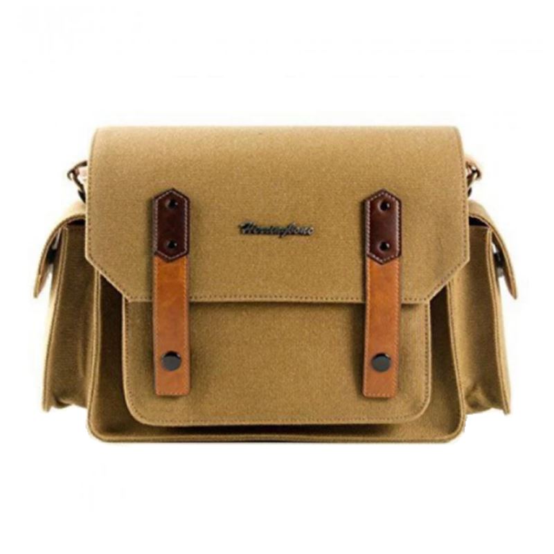 Túi Máy Ảnh Herringbone Papaspocket Medium Khaki