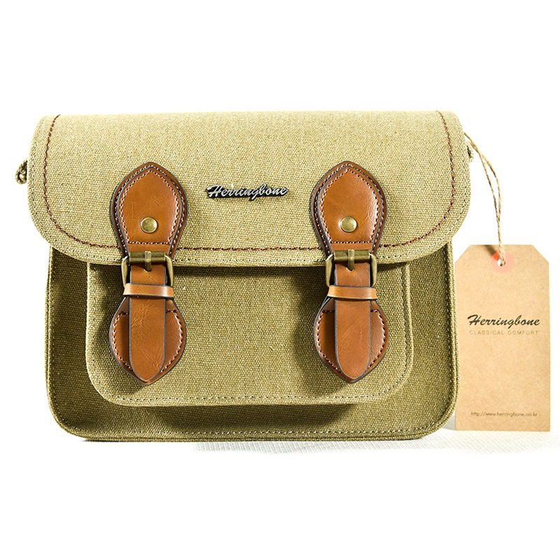 Túi Máy Ảnh Herringbone Papaspocket V4 Mini Khaki